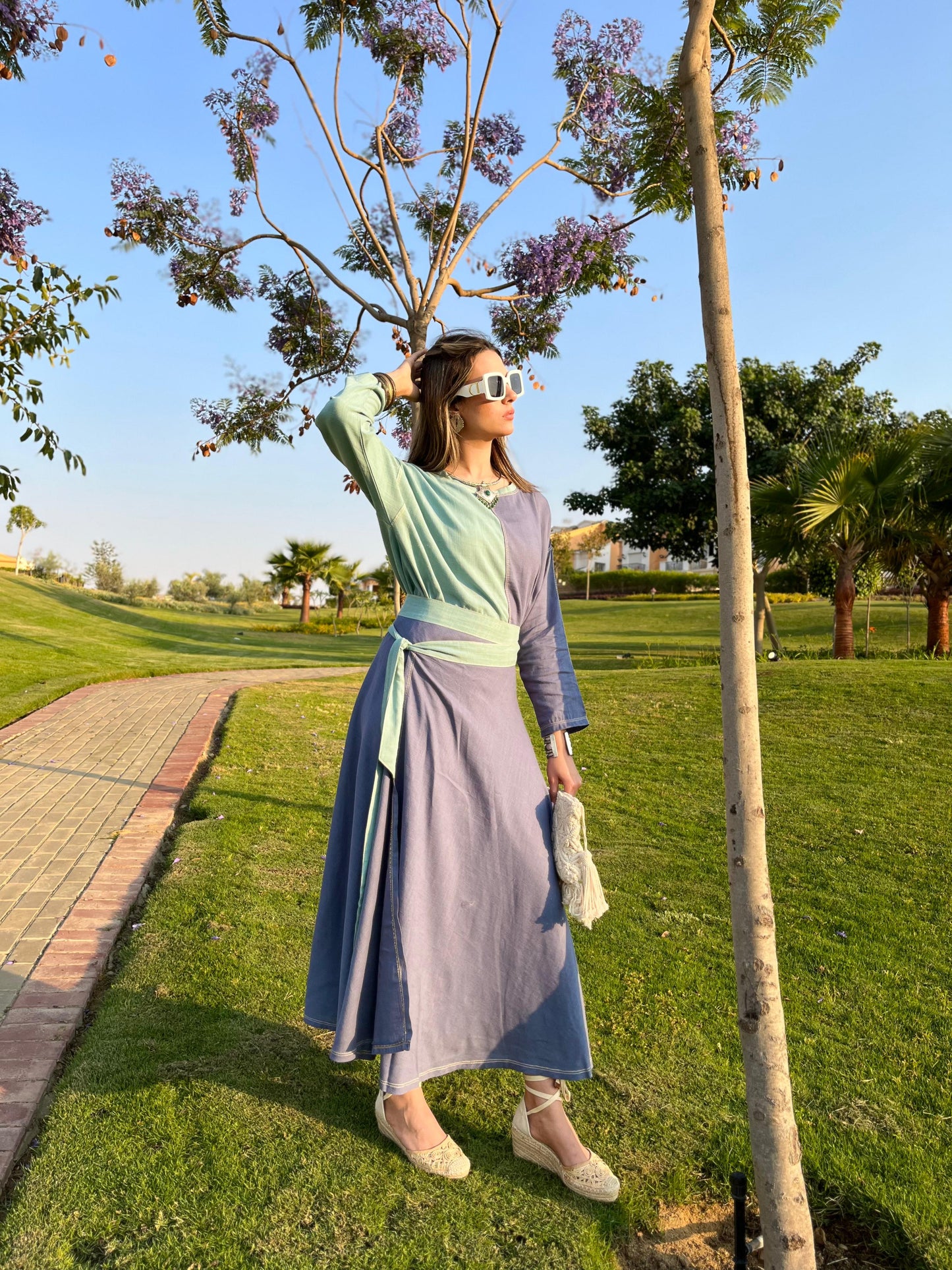 Lavender Skirt Set