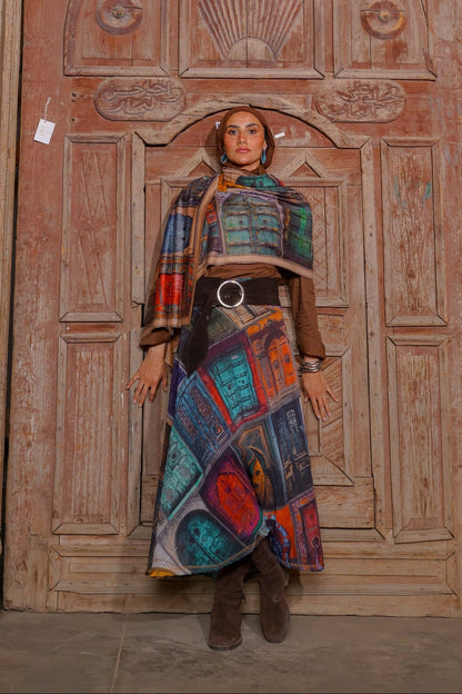 The Old Egyptian Doors - Skirt