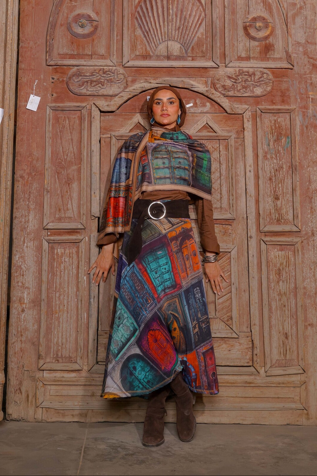 The Old Egyptian Doors - Skirt