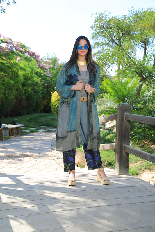 The Blue Flower Pants