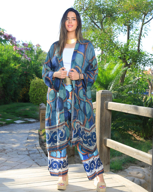 The Blue Bubble Kimono