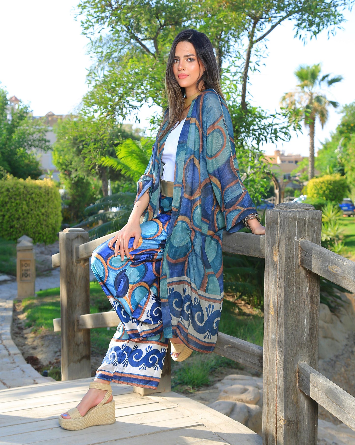 The Blue Bubble Kimono