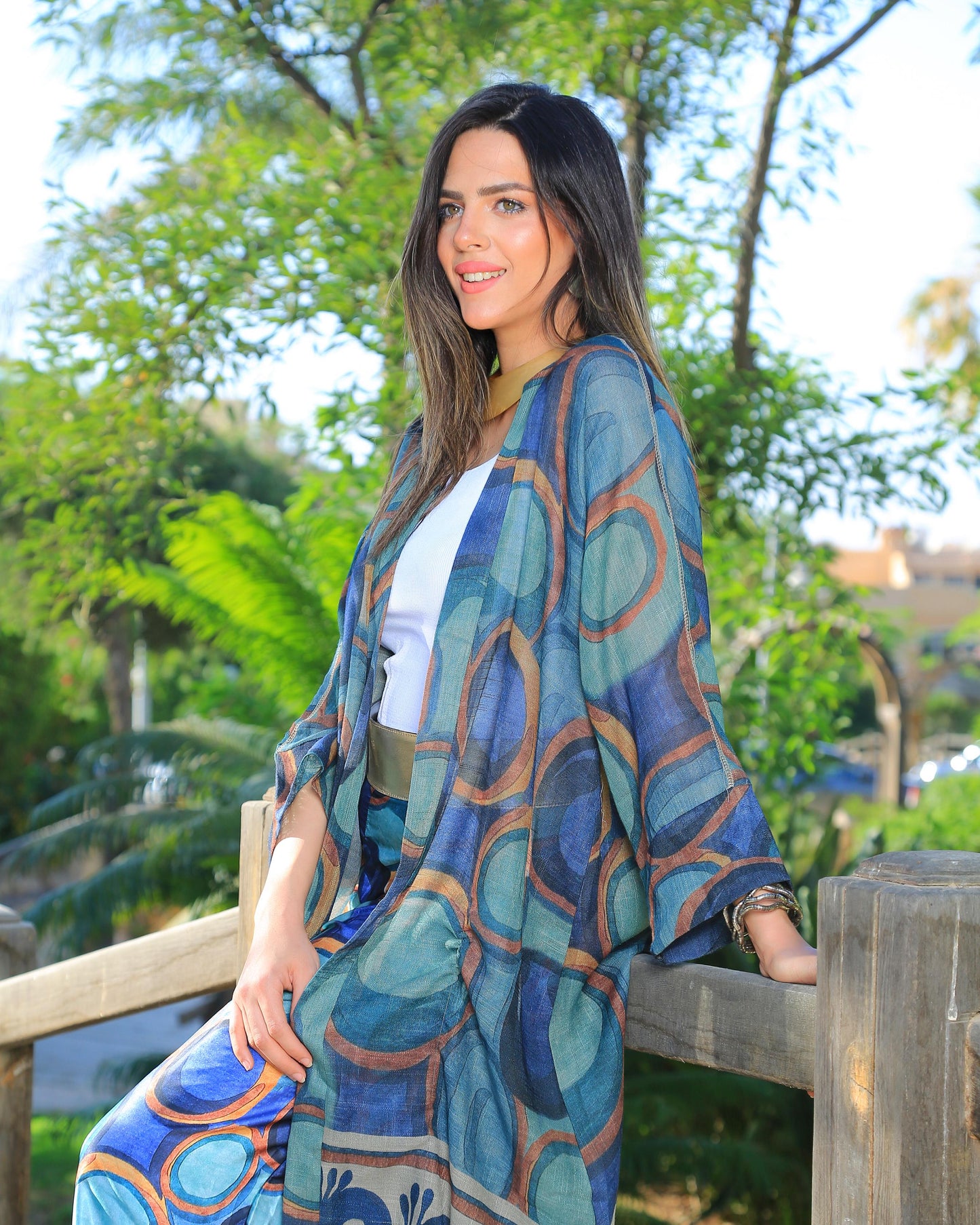 The Blue Bubble Kimono