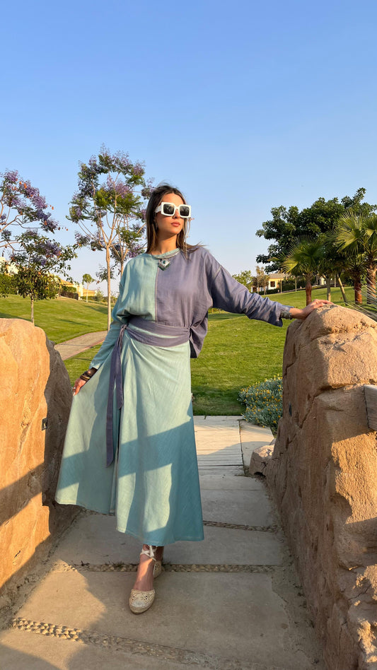 Lavender Skirt Set